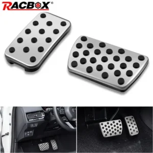 Steel Brake Gas Pedal Cover for Honda Accord 2013-2021 Civic 10th 16-21 CR-V 5th Odyssey Insight 2019-21 Automatic Transmission
