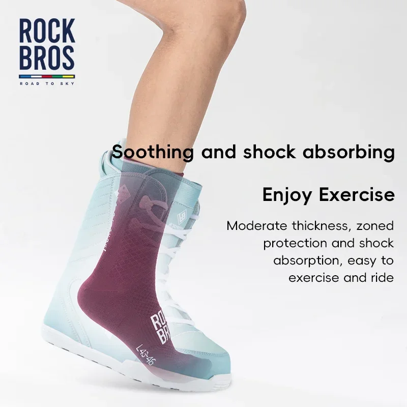 ROCKBROS ROAD TO SKY Sport Socks Professional Cycling Socks High Elastic Shock Absorbing Sock Breathable Sock Bike Socks - الصورة 5