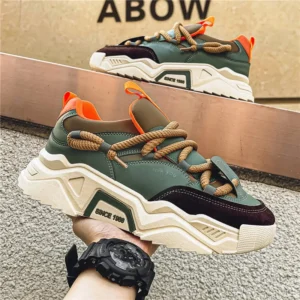 New Men's Casual Sports Shoes 2025 Spring Fashion Easiest for Match Low-Top Skateboard Shoes for Men Suitable for Outdoor Sports