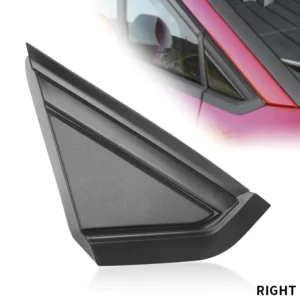 Auto Left Right Mirror Corner Cover Quarter Window Trim Triangle Plate for Citroen C4 1.6D 2004-2010 Parts 9653081177 9653081077<span> - </span>1pc Right