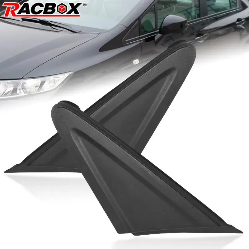 Side Door Mirror Pillar Corner Triangle Plate Trim for Honda Civic 2012 2013 2014 2015 Left Right 75490-TR0-A01 75495-TR3-A01