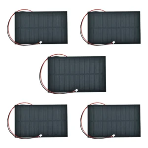 Keyestudio 5V 5.5V 6V Polycrystalline Mini PET Solar Panel Battery Module With PH2.0 Connector For Arduino DIY Projects<span> - </span>6V 250mA 5pcs