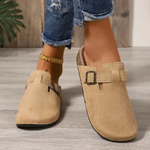Women Clogs Slippers Classic Cork Home Slippers New Outdoor Cork Shoes Anti Skid Mules Sandals with Arch Support Slides Women