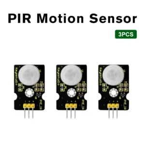 3PCS PIR Motion Sensor for Arduino UNO R3 IR Motion Sensor for Human Body Motion with Keyestudio Gift Packing Box