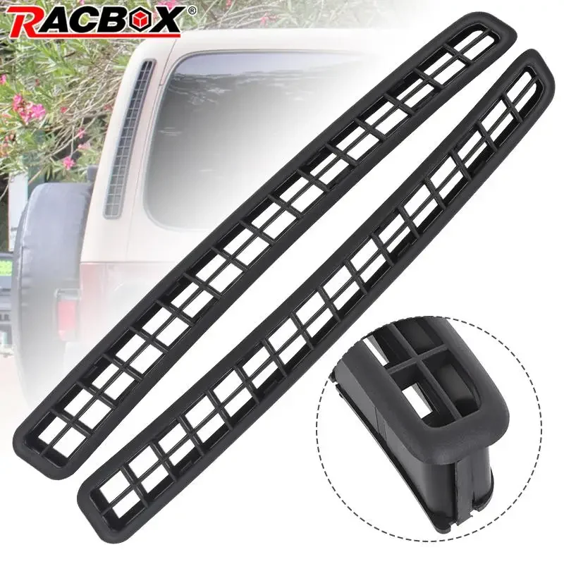 Exterior Rear Left Right Side Hard Top Exhauster Vent Black for Jeep Wrangler TJ 1997 1998 1999 2000 2001 2002 55036307 55036306