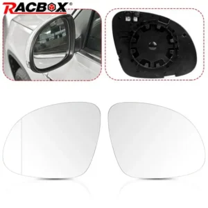 Pair Side Rearview Mirror Glass Heated w/Back Plate for VW Tiguan 2009 2010 2011 2012 2013 2014 2015 2016 2017 Side Mirror Glass