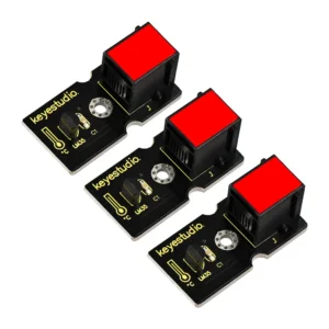 Keyestudio EASY Plug LM35 /DS18B20 وحدة استشعار درجة الحرارة لاردوينو لتقوم بها بنفسك مجموعة البرمجة الجذعية الإلكترونية<span> - </span>3-pcs-lm35