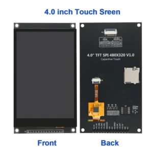 3.5 inch/4.0 inch 320x480 Full-view Capacitive Touch Screen 65K Color Screen Compatible With Arduino/ESP32/STM32 with Cable<span> - </span>4.0 inch with Touch
