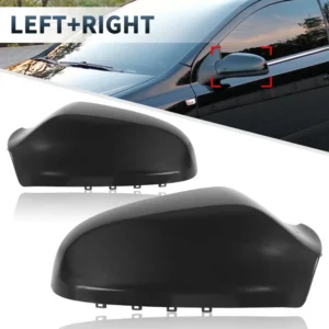 Black/Sliver Side Wing Rearview Mirror Cover Cap for Vauxhall Opel Astra H MK5 2004-2009 for Saturn/Holden Astra Lower Holder<span> - </span>1pair Primed Black