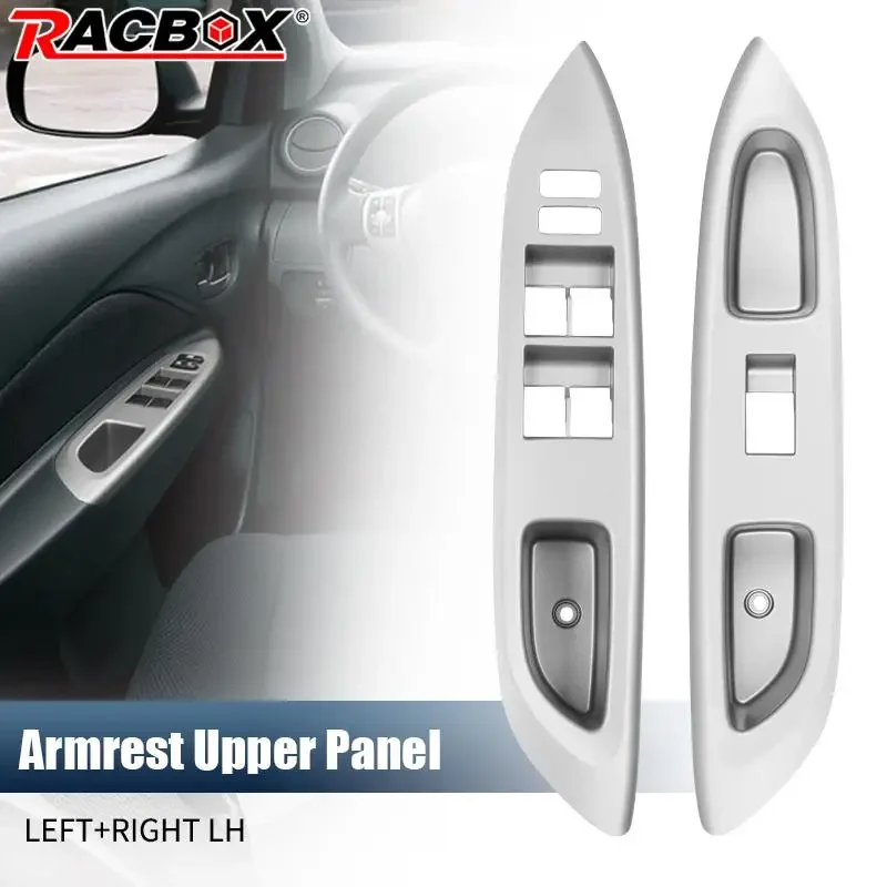 74232-52330 Front Left Right Window Power Switch Bezel For Toyota Yaris 4D Sedean/vios 2006-2016 Car Armrest Upper Panel Silver