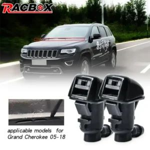 2PCS Car Windshield Wiper Spray Jet Washer Nozzle for Jeep Grand Cherokee 2011-2021 for Mitsubishi Galant 2009-2012 68260443AA