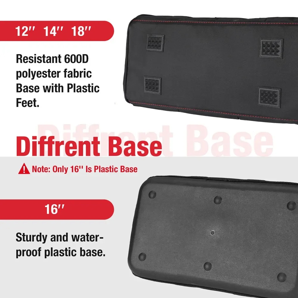 WORKPRO Tool Bag, Portable Waterproof Electrician Bag Multifunction Canvas Tool Organizer for Repair Installation HVAC - الصورة 5