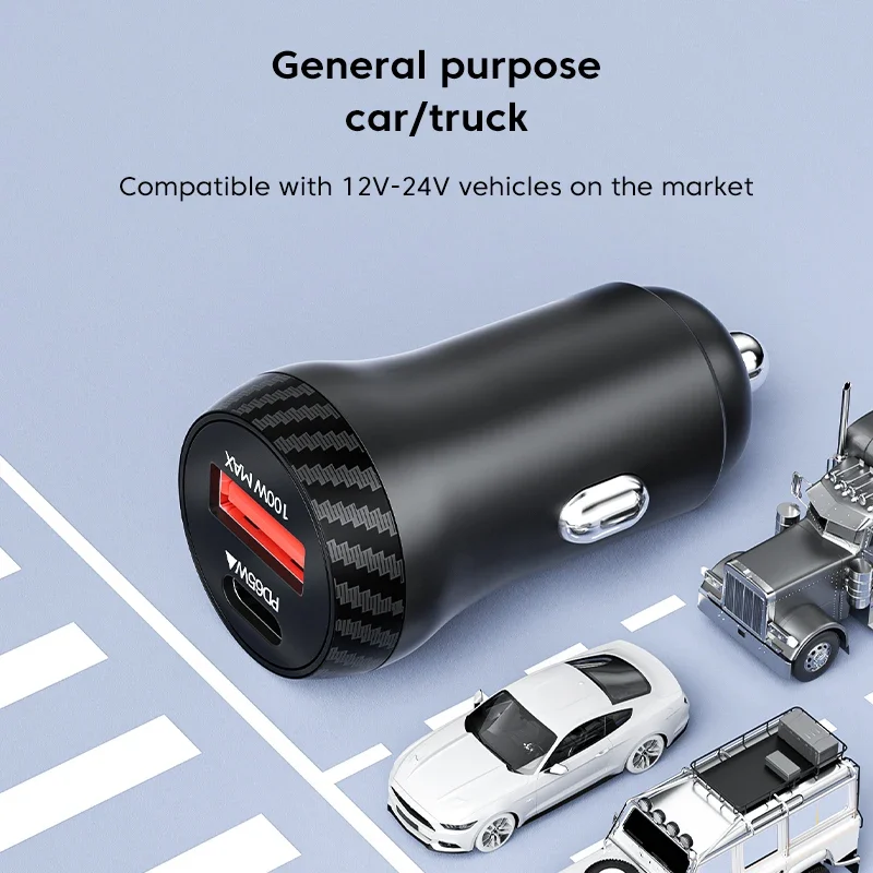 Olaf 165W PD Type C USB Car Charger Fast Charging Mini Mobile Phone Car Charger Adapter For iphone Huawei Samsung Xiaomi Tablet - Image 6