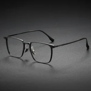 VICKY Aluminum Titanium Fashion Classic Business Anti-blue Light Reading Glasses Men with Prescription Lenses Customized 20248