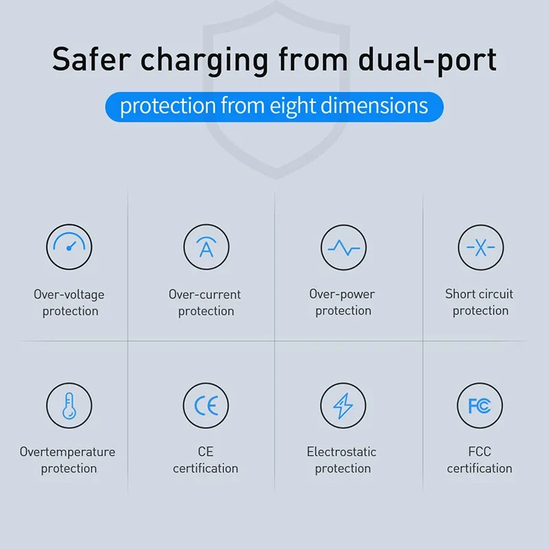OLAF 60W USB Fast Charger Type C Mobile Phone USB C Charger 4 Ports PD Quick Charge 3.0 Power Adapter For iPhone Samsung Xiaomi - Image 5