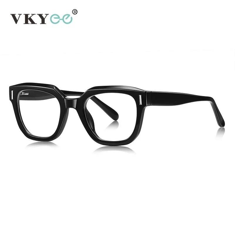 VICKY New Fashion Personalized Geometric Design Men's and Women's Anti-Blue Light Reading Glasses Customizable Prescription - الصورة 6