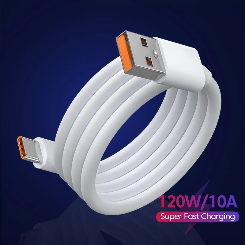 Olaf 10A Type c Fast Charging Cable for Xiaomi Mi 12 Poco Huawei Mate 40 50 Mobile Phone 120W USB C Charger Cable Data Cord Wire - الصورة 6