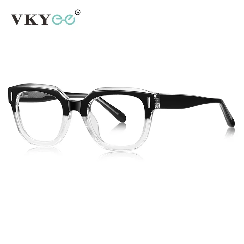VICKY New Fashion Personalized Geometric Design Men's and Women's Anti-Blue Light Reading Glasses Customizable Prescription - الصورة 5