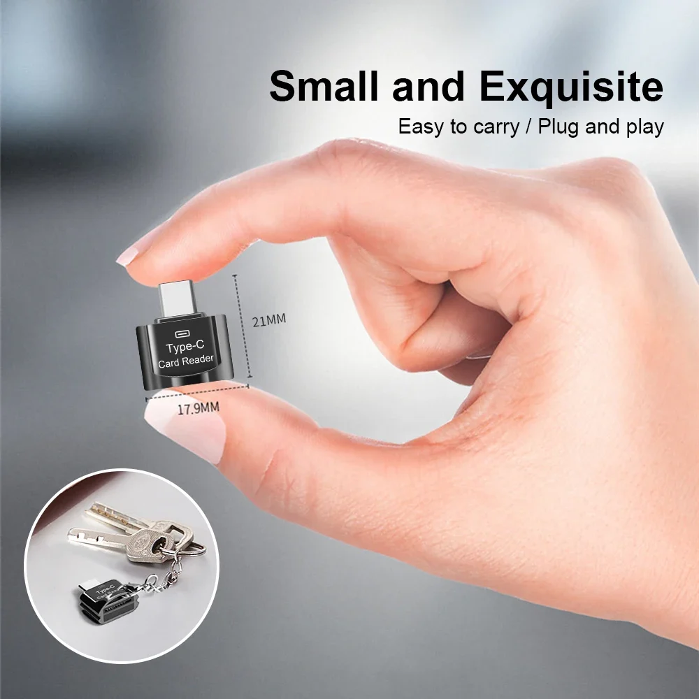 OLAF OTG Micro SD TF Card Reader For Macbook Xiaomi Samsung adaptador usb c USB 3.0 To Type C Adapter For Laptop Accessories - الصورة 2
