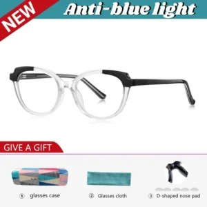 VICKY New Fashion Personalized Butterfly Design Women's Anti-Blue Light Reading Glasses Customizable Prescription LS023