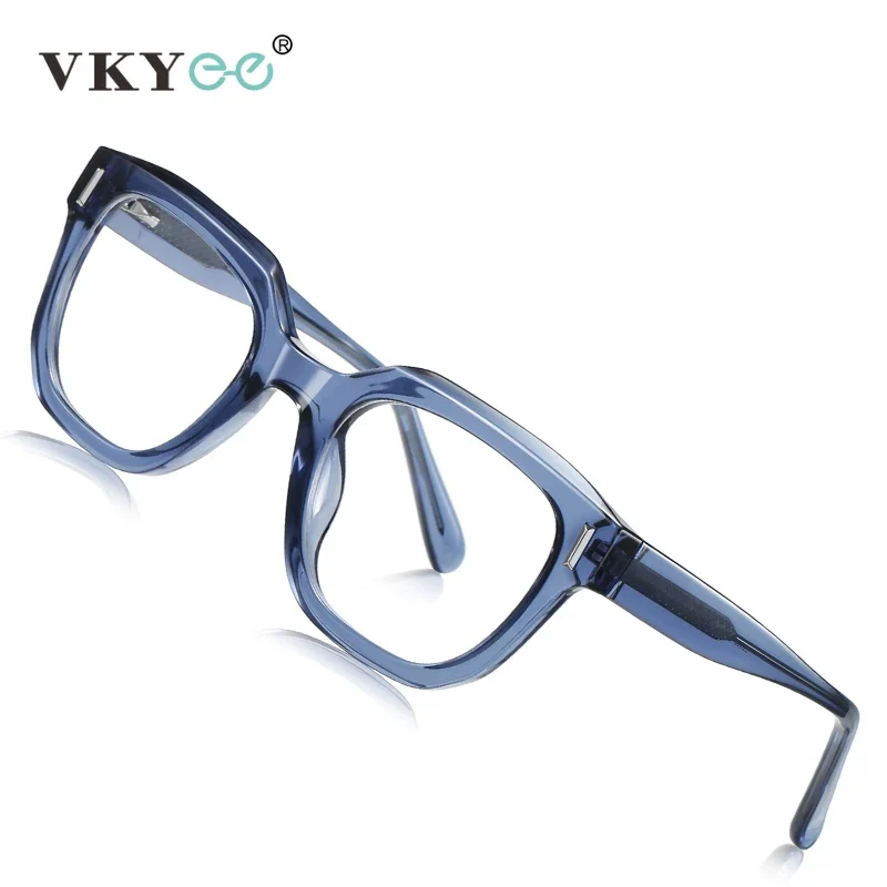 VICKY New Fashion Personalized Geometric Design Men's and Women's Anti-Blue Light Reading Glasses Customizable Prescription - الصورة 2