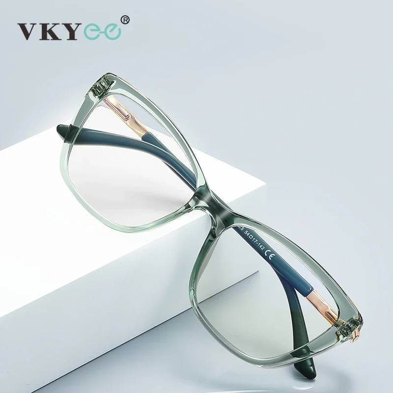 VICKY Simple Classic Butterfly Personalized Design Women's Anti-Blue Light Reading Glasses Customizable Prescription PFD2233