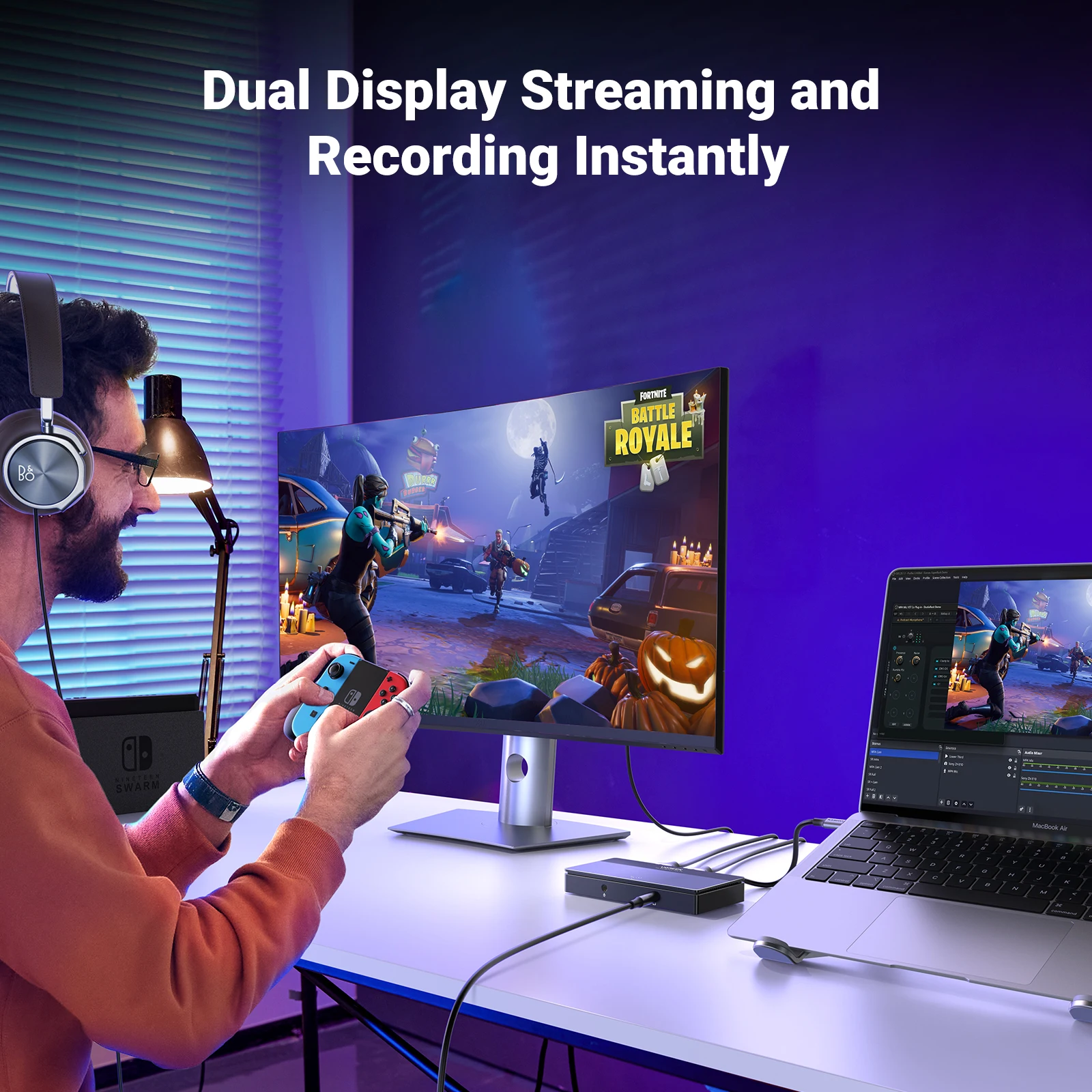 UGREEN HDMI Video Capture Card 4K60Hz HDMI to USB/Type-C Video Grabber Box for Computer Camera Live Stream Record Meeting - الصورة 3