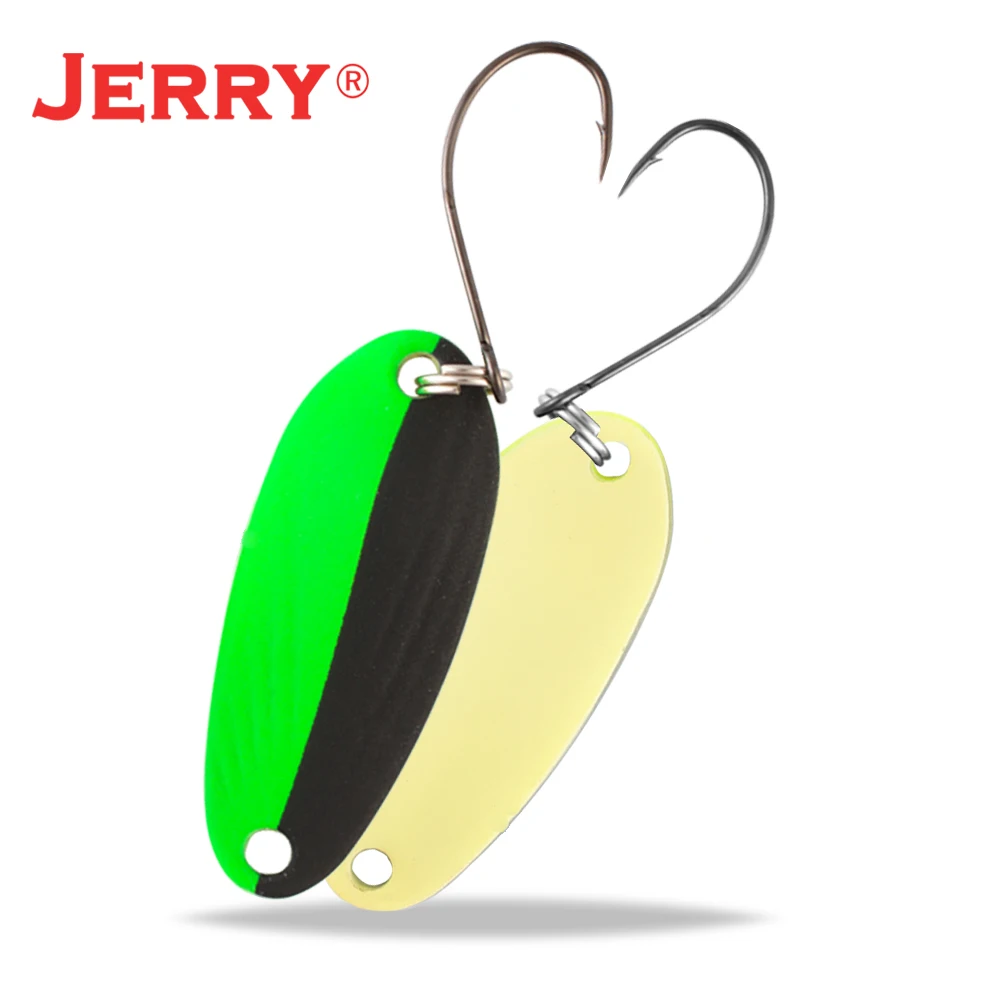 Jerry Triones 3g 5g High Quality Fishing Spoons Single Hook Trout Spoons Area Trout Fishing Lures Two Side Color Hard Lures - الصورة 5