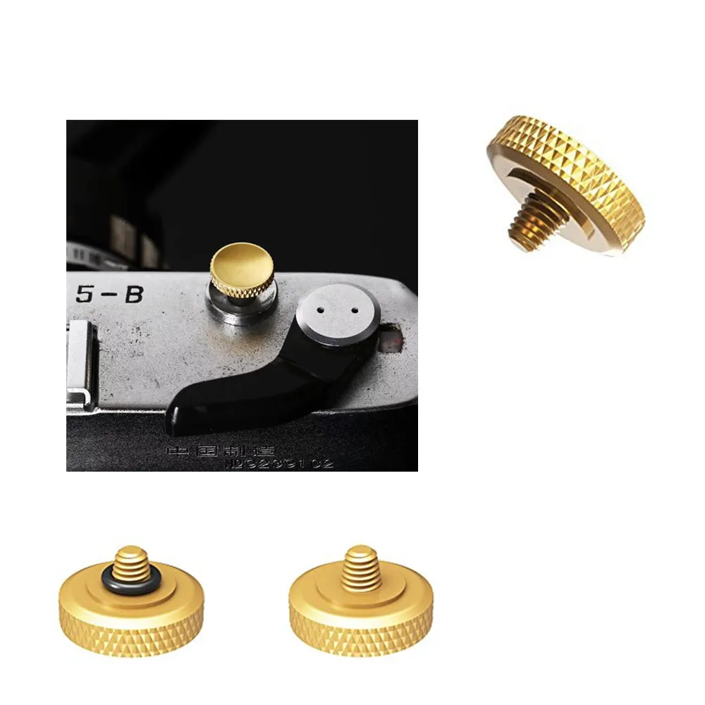 Concave Shutter Release Button For Nikon Zf Fujifilm X Half GFX100RF X-M5 X-E4 X-T50 X-T30 II X-T20 X-T10 X-T5 X-T4 X-T3 X-T2 - الصورة 5