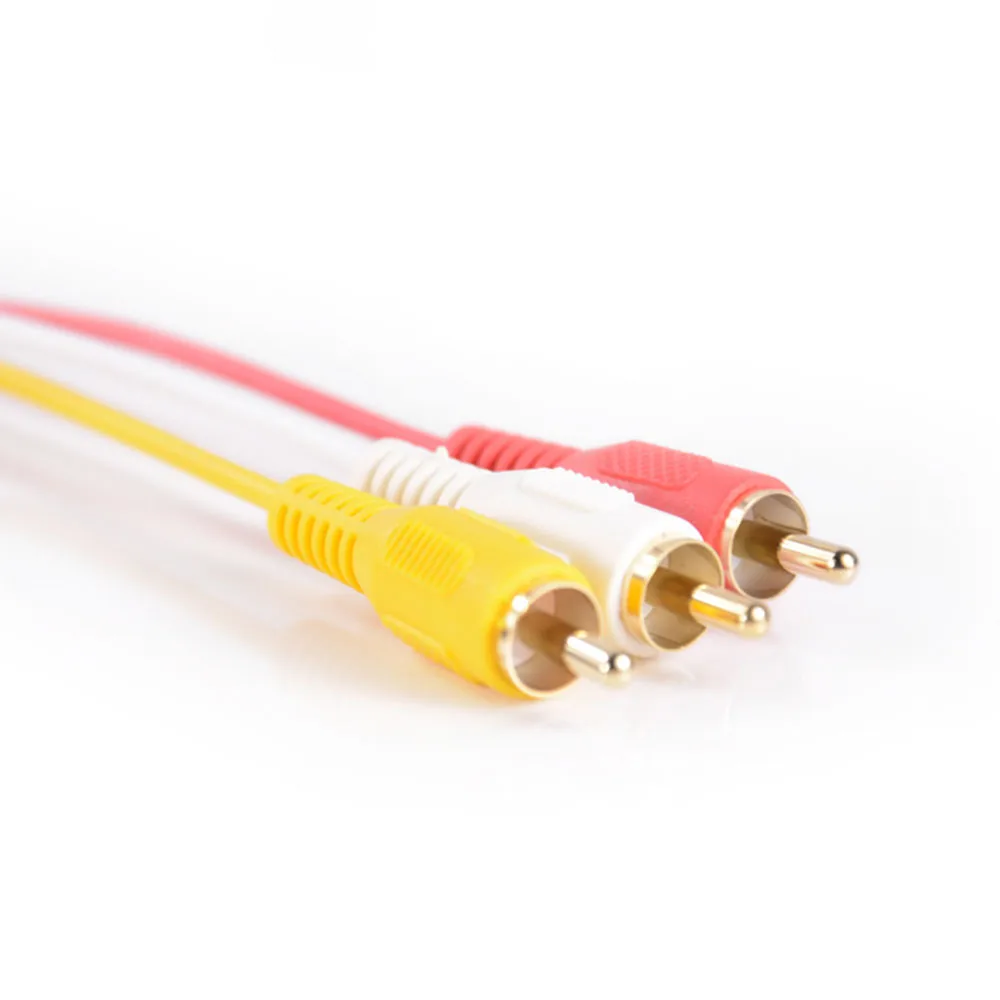 1.5M Conversion Converter HDMI-compatible to RCA Cable Male to 3 RCA AV Male AV Composite Male M/M Connector Adapter Cable Cord - الصورة 3