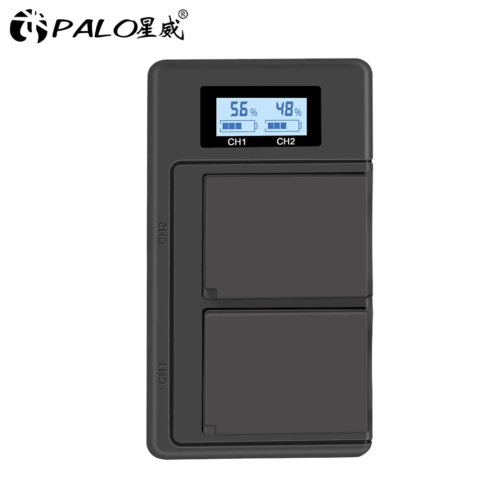 PALO USB fast charge smart LCD digital charger for NPW126 NP-W126 battery Fujifilm HS50 HS35 HS30 EXR XA1 XE1 X-Pro1 XM1 X-T10 - الصورة 4