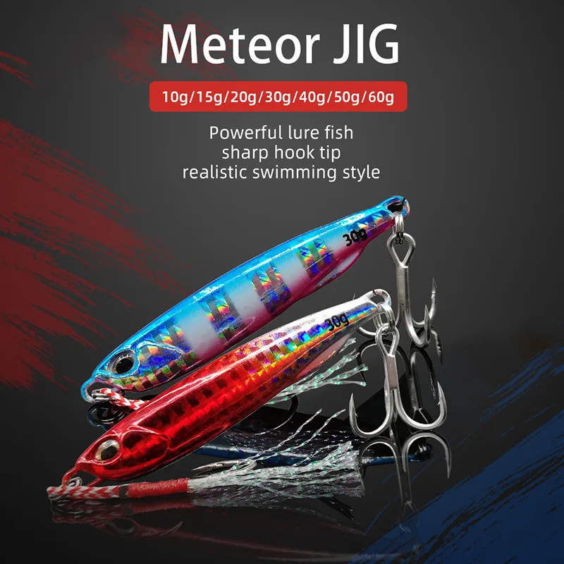 2021 Japen Metal Cast Jig Spoon 10/15/20/30/40/50g Shore Casting Jigging Fish Sea Bass Fishing Lure Artificial Bait Tackle - الصورة 2