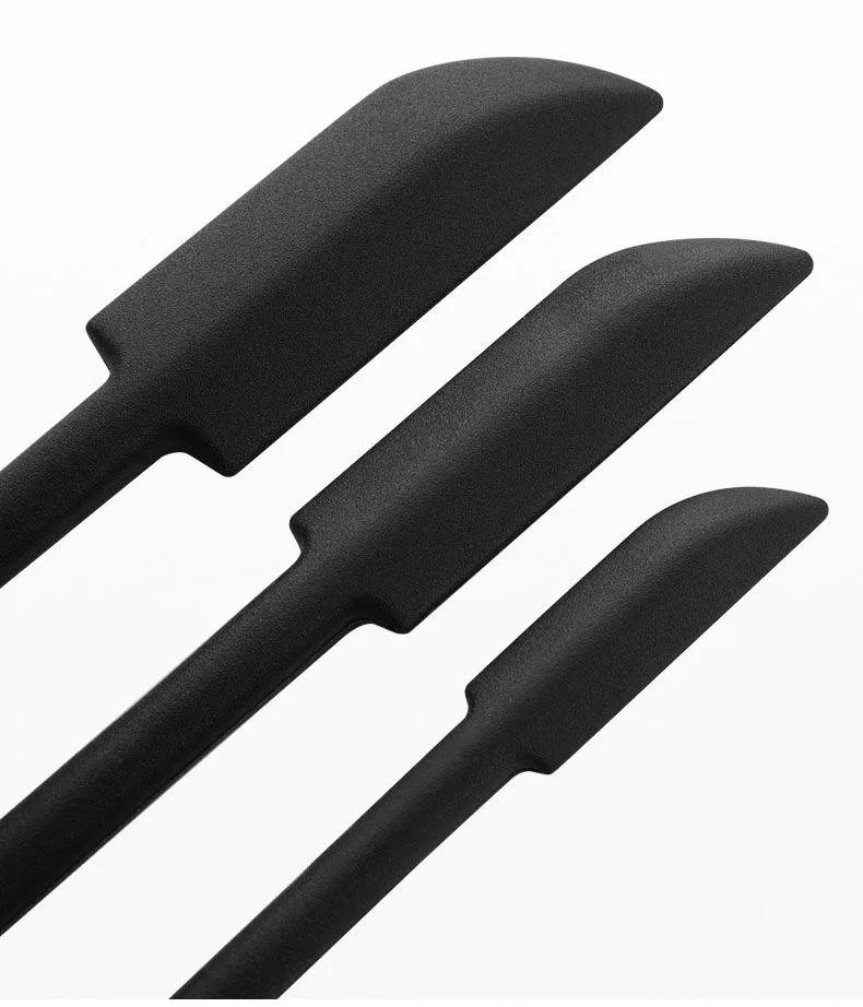 Silicone Batter Spatula Tools Lengthen Mini Soft Jar Cake Cream Jam Scrapers Makeup Spatulas Butter Knife Kitchen Accessories - الصورة 5