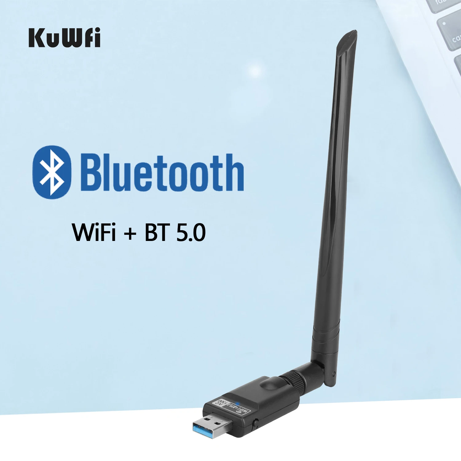 KuWFi USB Wifi Adapter Dual Band 300/1300Mbps 5G Wi-fi Antenna USB Ethernet PC Adapter Bluetooth5.0 Wifi Dongle AC Wifi Receiver - الصورة 6