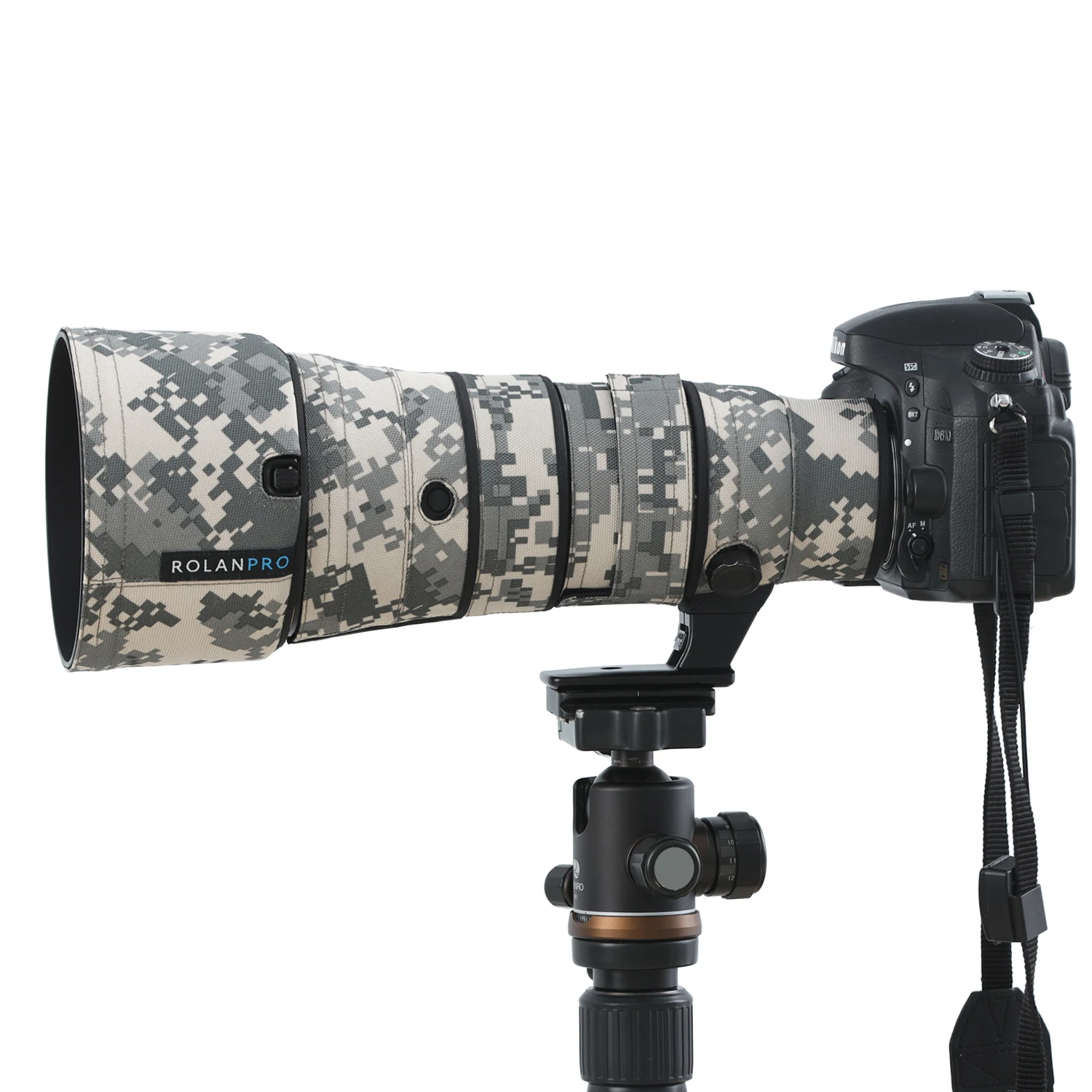 ROLANPRO Nylon Waterproof Lens Camouflage Coat Rain Cover For Nikon AF-S 500mm F5.6E PF ED VR Protective Case Dust Jacket - Image 4