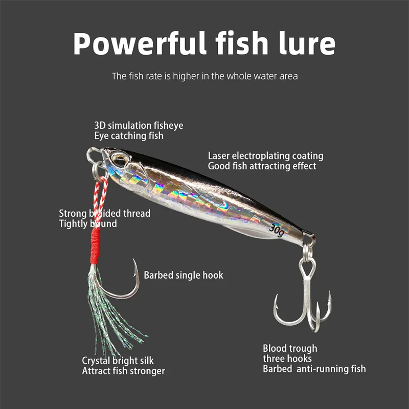 2021 Japen Metal Cast Jig Spoon 10/15/20/30/40/50g Shore Casting Jigging Fish Sea Bass Fishing Lure Artificial Bait Tackle - الصورة 6