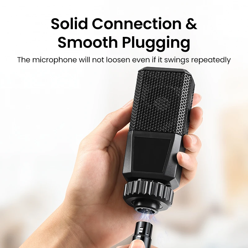 UGREEN XLR to 3.5mm Microphone Audio HiFi Cable XLR Female to Mini Jack Aux Mic Cord for Camcorders DSLR Cameras Computer - Image 6