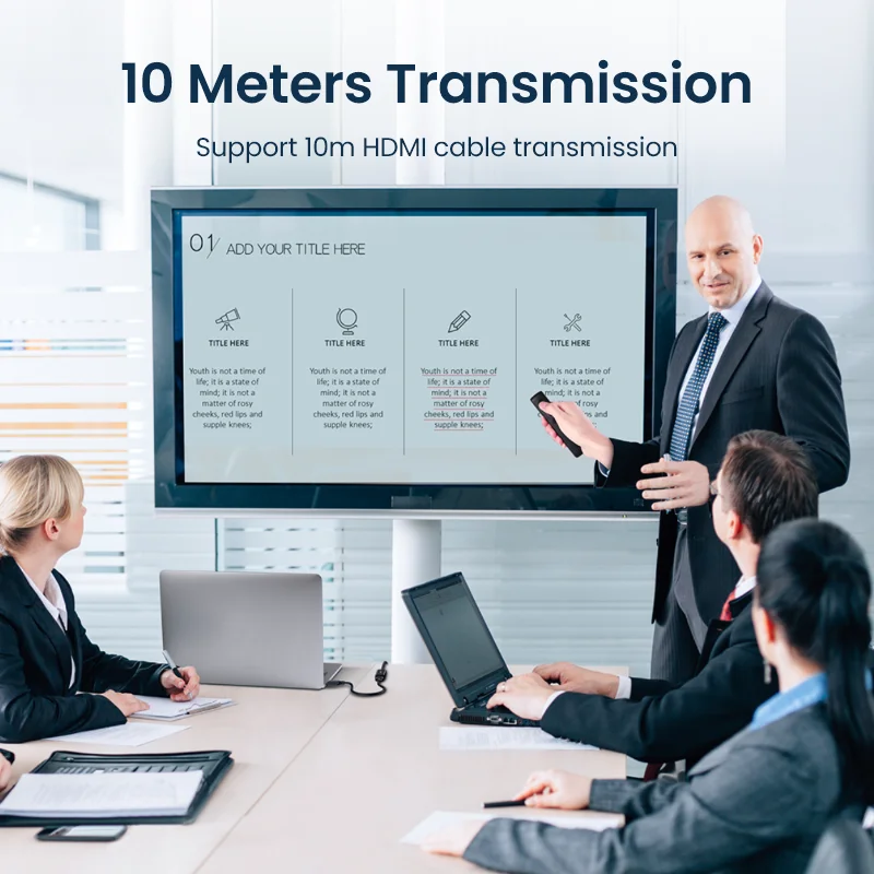 UGREEN 4K Displayport DP to HDMI Adapter 1080P Display Port Cable Converter For PC Laptop Projector Displayport to HDMI Adapter - الصورة 5