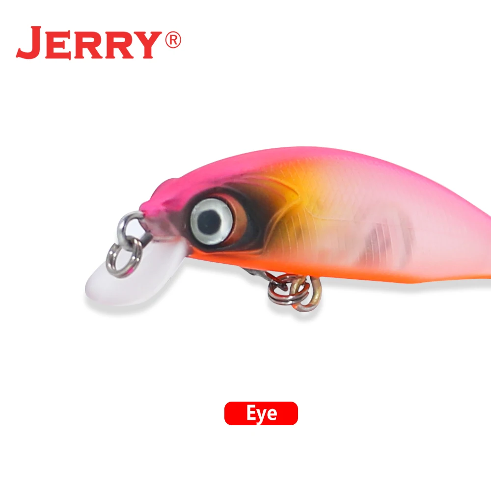 Jerry Silder Ultralight Spinning Fishing Lures Micro Minnow Lure Hard Bait Slow Sinking Jerkbait Crankbait Trout Bass Lures 45mm - الصورة 5