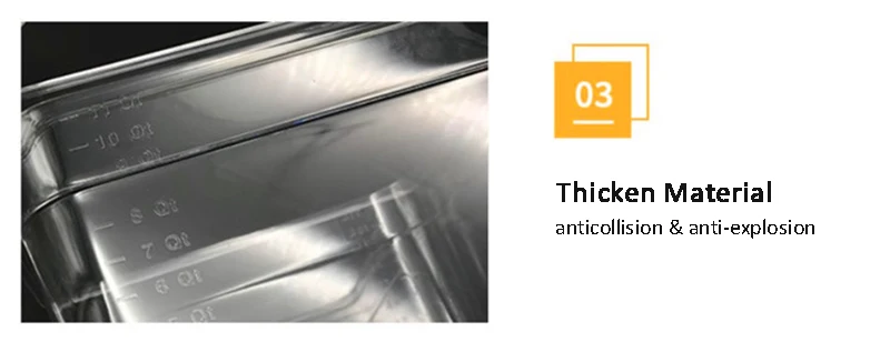 BioloMix Sous Vide 11L Container Bath with Lid for Circulator Sous Vide Culinary Cooker Fits Most of Sous vide ooker - Image 5