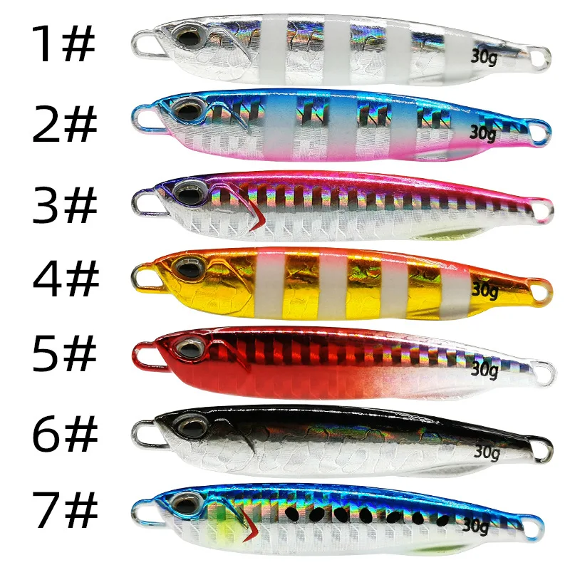 2021 Japen Metal Cast Jig Spoon 10/15/20/30/40/50g Shore Casting Jigging Fish Sea Bass Fishing Lure Artificial Bait Tackle - الصورة 3