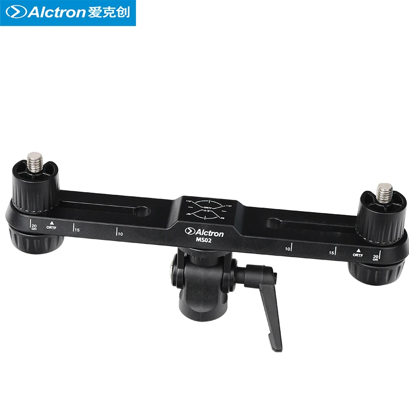 Alctron MS02 stereo recording microphone bar Clear scale multiple recording way with angle and height adjustable function - Image 4
