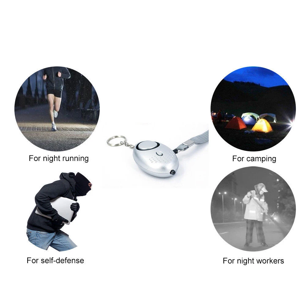 130db Self Defense Alarm Personal Defense Siren Anti-attack Security for Women Kids Personal Security Loud Alert Attack Panic - الصورة 3