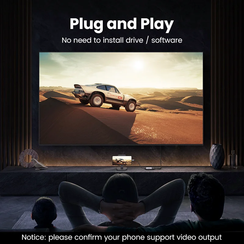 UGREEN USB Type C to HDMI Cable 4K USB C HDMI Adapter For iPhone 15 PC Xiaomi MacBook Pro Air iPad Pro Samsung Galaxy HDMI Cable - Image 2