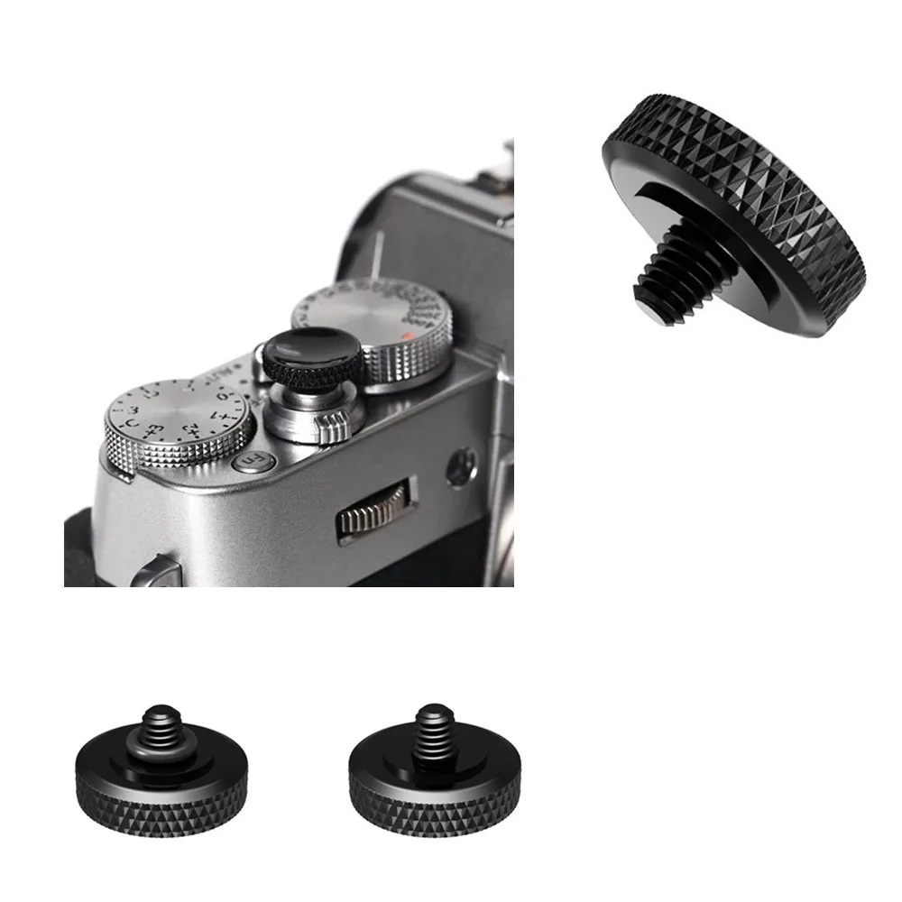 Concave Shutter Release Button For Nikon Zf Fujifilm X Half GFX100RF X-M5 X-E4 X-T50 X-T30 II X-T20 X-T10 X-T5 X-T4 X-T3 X-T2 - الصورة 4