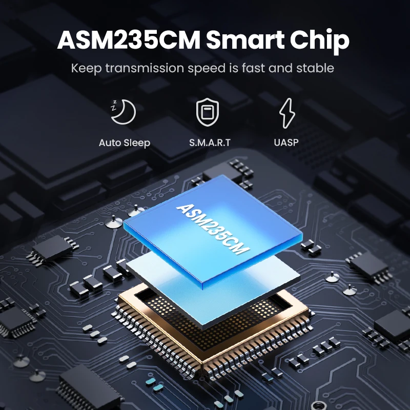 UGREEN HDD Case 2.5'' SATA to USB 3.0 Hard Drive Enclosure for SSD Disk HDD Box USB C 3.1 Gen 2 Case HD External HDD Enclosure - Image 4