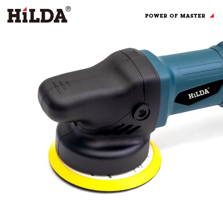 HILDA 980W Car Polishing Machine 5inch Orbit Dual Action Auto Polisher Variable Speed Sander Buffing Waxing Machine - الصورة 3