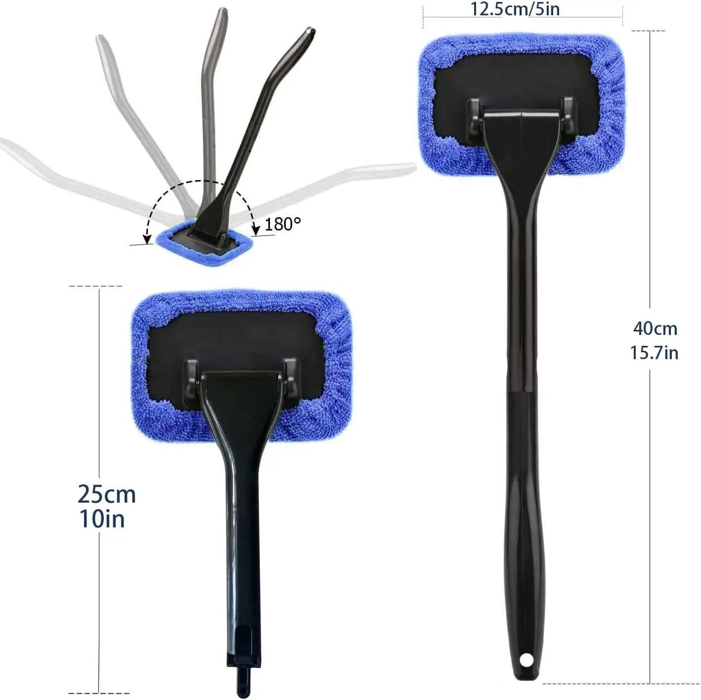 Windshield Cleaning Tool Windshield Cleaning Wand Auto Window Cleaner Dirty Car Washing Brushes - Image 6