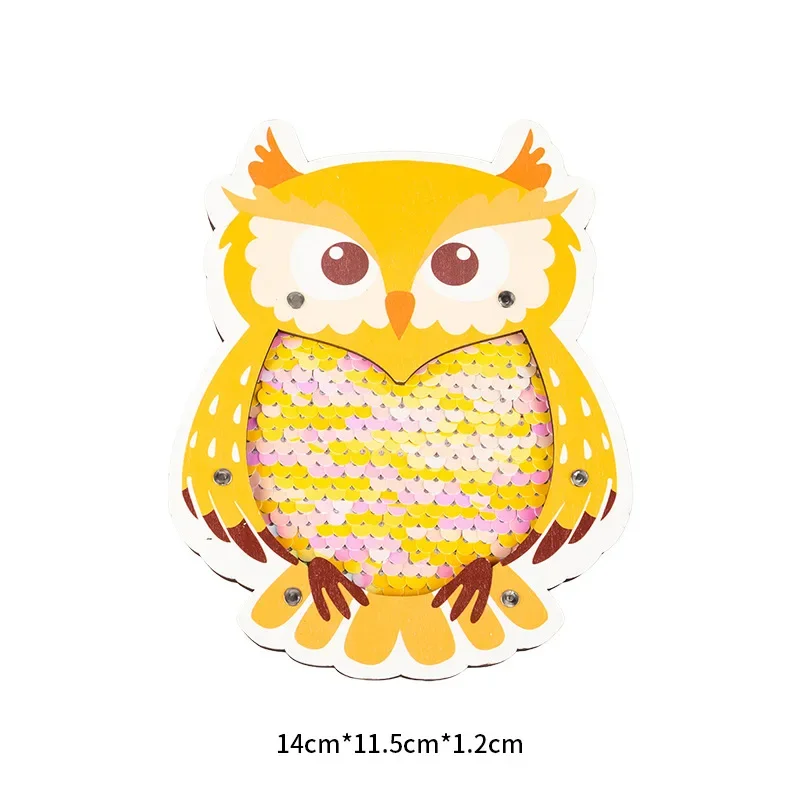 2024 DIY Montessori Busy Board Accessories Wooden Graffiti Digit Early Ball Sequin Helicopter Educational Toy For Children Gift - الصورة 6