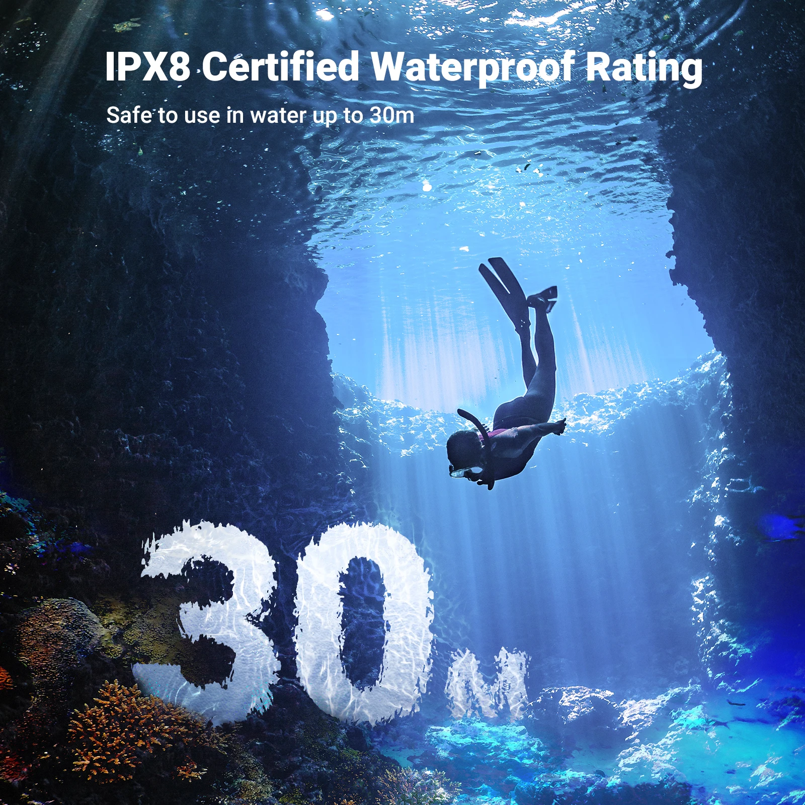 UGREEN 7.2 inch IPX8 Waterproof Phone Case Bag For iPhone 16 15 14 13 12 Pro Max Samsung Universal Swimming Protective Pouch Bag - الصورة 4